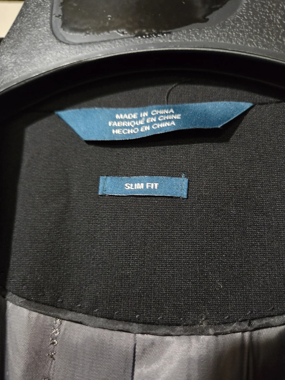 Perry Ellis Men's Black Sport Coat Blazer 42S